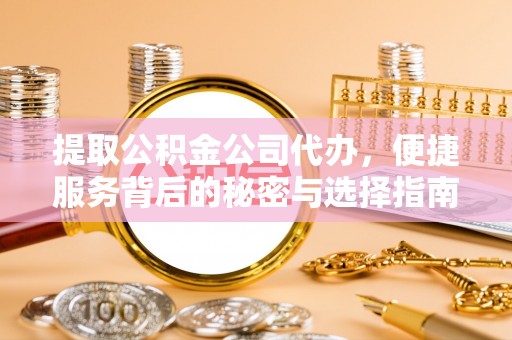 普洱提取公积金公司代办，便捷服务背后的秘密与选择指南