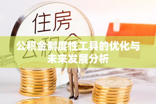 普洱公积金制度性工具的优化与未来发展分析