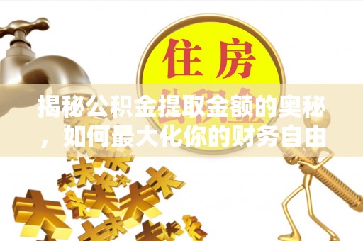 普洱揭秘公积金提取金额的奥秘，如何最大化你的财务自由