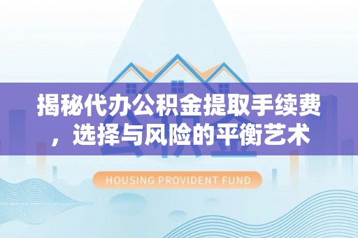 普洱揭秘代办公积金提取手续费，选择与风险的平衡艺术