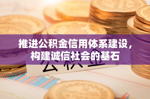 普洱推进公积金信用体系建设，构建诚信社会的基石