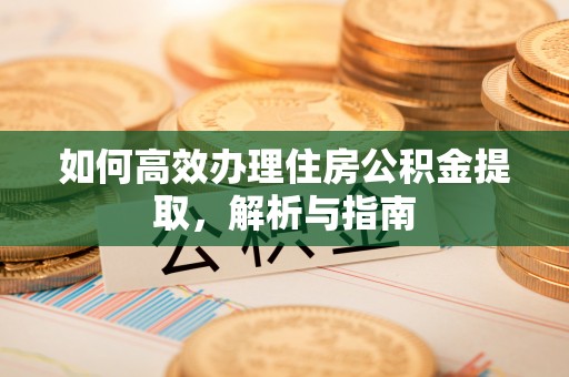 普洱如何高效办理住房公积金提取，解析与指南