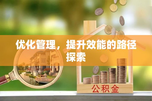 普洱优化管理，提升效能的路径探索