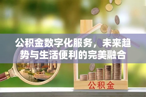 普洱公积金数字化服务，未来趋势与生活便利的完美融合