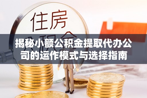 普洱揭秘小额公积金提取代办公司的运作模式与选择指南