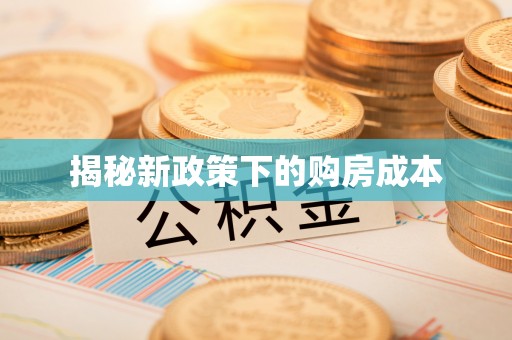 普洱揭秘新政策下的购房成本