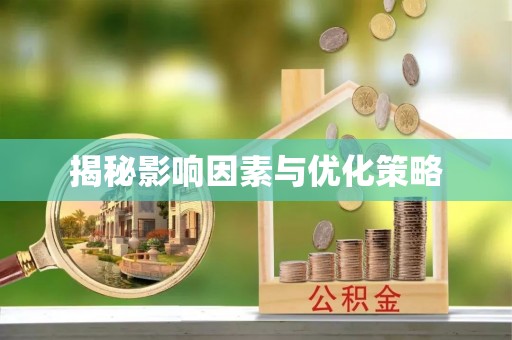 普洱揭秘影响因素与优化策略
