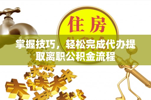 普洱掌握技巧，轻松完成代办提取离职公积金流程