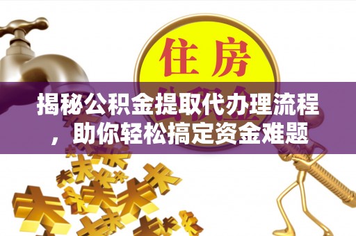 普洱揭秘公积金提取代办理流程，助你轻松搞定资金难题