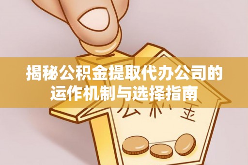普洱揭秘公积金提取代办公司的运作机制与选择指南