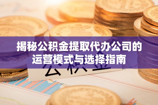 普洱揭秘公积金提取代办公司的运营模式与选择指南