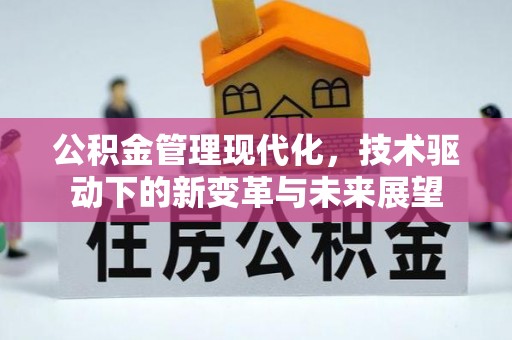 普洱公积金管理现代化，技术驱动下的新变革与未来展望