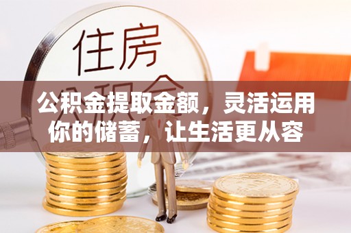 普洱公积金提取金额，灵活运用你的储蓄，让生活更从容
