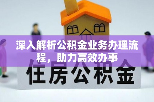 普洱深入解析公积金业务办理流程，助力高效办事