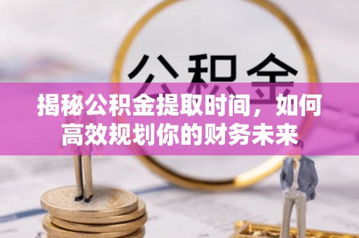 普洱揭秘公积金提取时间，如何高效规划你的财务未来