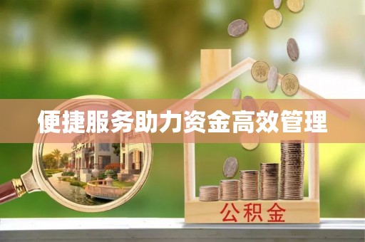 普洱便捷服务助力资金高效管理